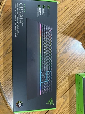 Razer Ornata V3 RGB Gaming Keyboard - Mecha-Membrane Switches - New Sealed Box - Image 1 of 2