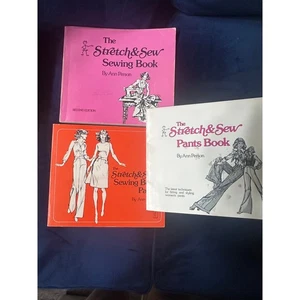 3 vintage Stretch & Sew Sewing Books By Ann Person Rare find - Picture 1 of 7