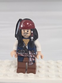 LEGO Pirates Jack Sparrow Minifigure sh077 4181 POTC Read Description