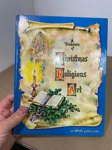 A Treasure of Christmas Religious Art 1961 George Hinke Ideals Pub. Hardcover - Foto 1 di 12