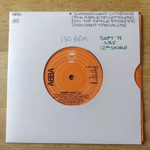 ABBA: Summer Night City 7" Single S CBS 6595 - Picture 1 of 10