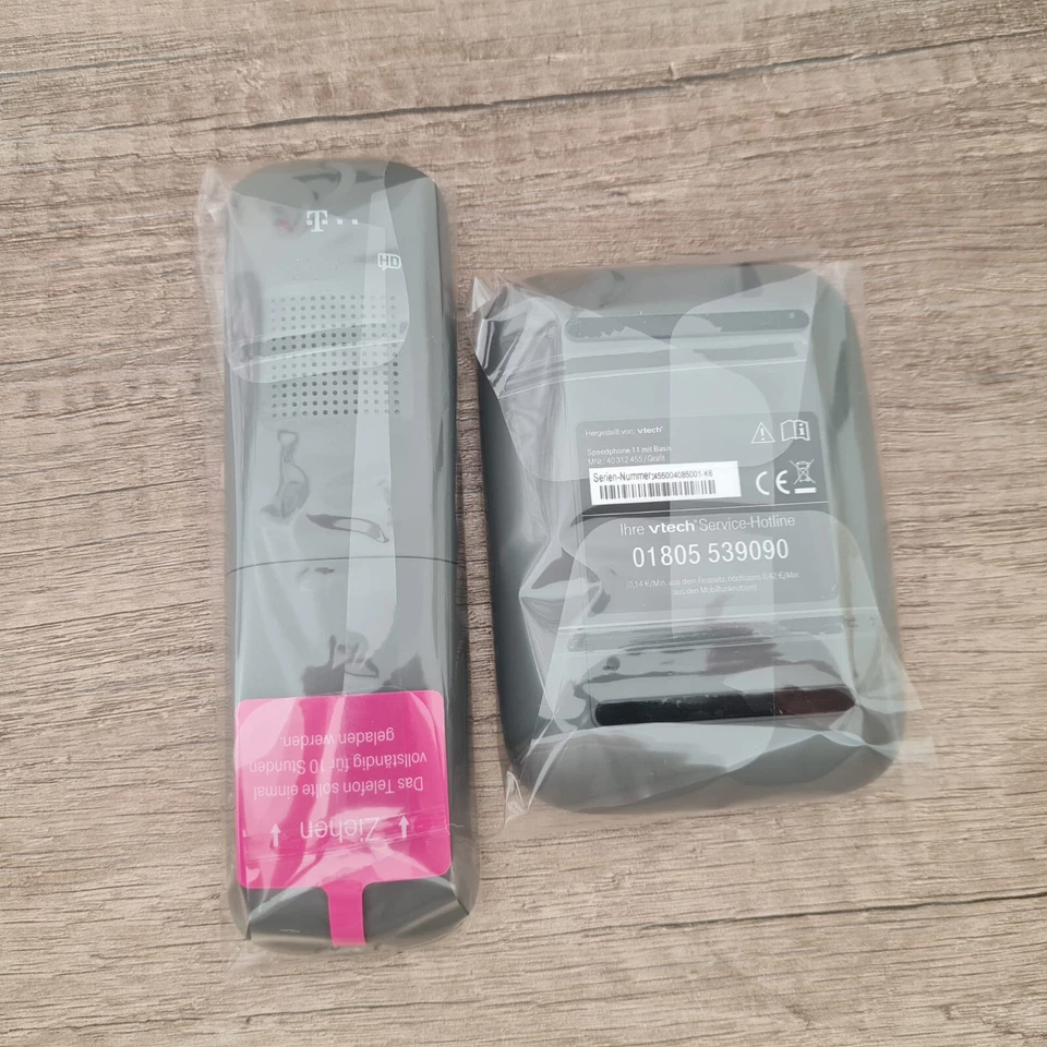 Speedphone 11 mit BASIS grafit mit Ladeschale hochwertiges Schnurloses Telefon - Bild 1 von 4