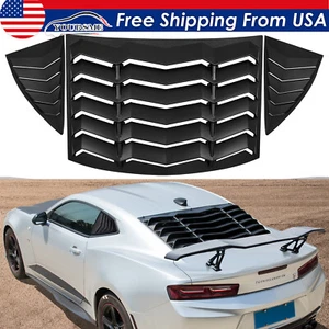 For Chevrolet Camaro 2010-2015 Rear & Side Window Louver Sun shade Scoop Cover - Picture 1 of 9