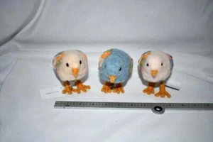 MacKenzie-Childs Spring Fling Felted Chicks, Set of 3 #35515-0008 NWT - Picture 1 of 4