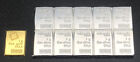 1 Gram 24K Gold & 10 x 1-Grams Silver 999 Pure Valcambi Swiss Bullion Combibar