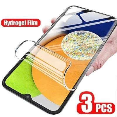 3 x Clear TPU Hydrogel Screen Protector For OnePlus Nord 5 - Image 1 of 4