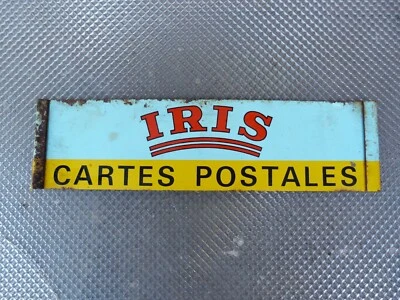 ANCIENNE PLAQUE D'UN PRESENTOIRE DE CARTE  - Photo 1/2