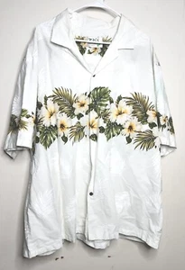 Camisa Hawaiana KY's EE. UU. Floral Boda Hibisco Talla 3XL Sin Etiqueta de Talla - Imagen 1 de 5