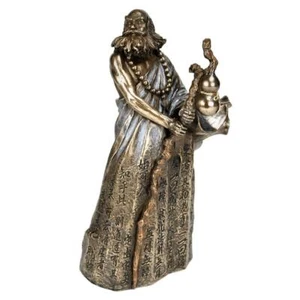 BODHIDHARMA STATUE 6,25" Buddhist Shaolin Zen Meister Kampfkunst Bronze Harz - Bild 1 von 6