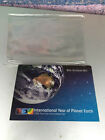 2 Coin Year Set International Year Planet Earth 2008 Moon $1 20C Coins Space Lif
