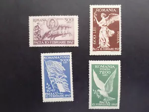 1947 - Romania - Pace, Michel 1024 - 1027, nuovo di zecca - Foto 1 di 1