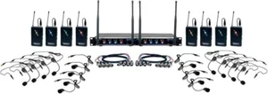 VocoPro Digital-Quad Play-8, 8 Eight Channel UHF Hybrid, XLR, Combo - Picture 1 of 3