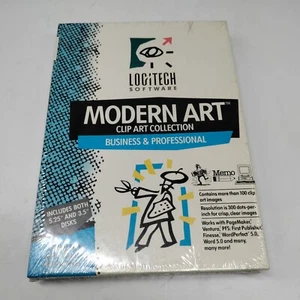 Moderne Kunst Clip Art Sammlung Logitech Software versiegelt NEU - Bild 1 von 12
