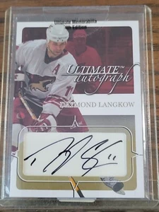 2003-04 ITG Ultimate Memorabilia 4th Edition - #70 Daymond Langkow GOLD /35 (AU) - Picture 1 of 2