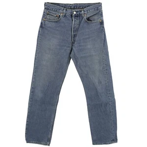 #7789 LEVIS Jeans Hose 501 alter Schnitt ohne Stretch blue blau 33/30 - Bild 1 von 2