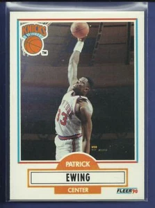 Patrick Ewing 1990-91 Fleer Card # 125 Georgetown Hoyas New York Knicks NBA HOF - Bild 1 von 3