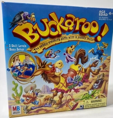 BUCKAROO Stacking Skill Game 2004 Milton Bradley Ages 4+ 100% Complete - Image 1 of 3