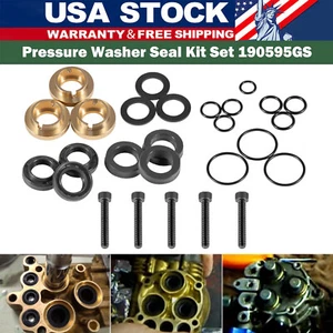 Complete Pressure Washer Seal Kit for Briggs Stratton 190595GS 190711GS 193807GS - Picture 1 of 15