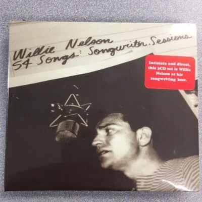 Willie Nelson - 54 Songs: Songwriter Sessions 3-CD Set (New/Sealed/Digipak) - Image 1 of 2