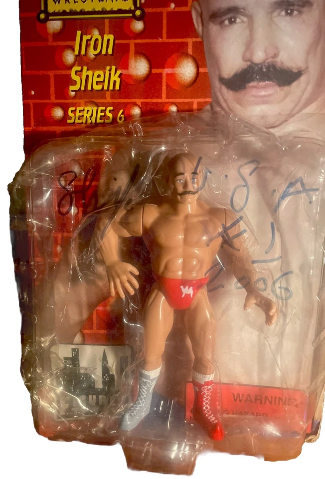 1999 Figures Toy Company Iron Sheik Legends Wrestling Figure MOC WWE WWF WCW NWA