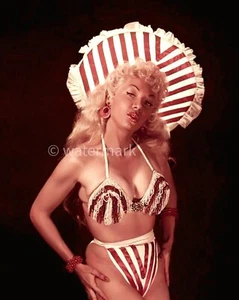 Vintage - LILLY CHRISTINE - BURLESQUE TÄNZERIN - 8X10 WERBEFOTO - Bild 1 von 1