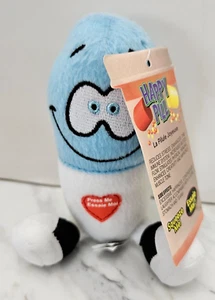 Just for Laughs Happy Pills Peluche Azul/Blanco Aprieta y Disfruta Nuevo con Etiquetas - Imagen 1 de 3