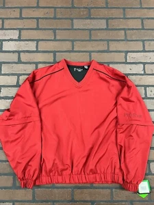 Pro Tour Performance Golf Pullover Medium Jockey Red NWT Zip Off Sleeves - Picture 1 of 9