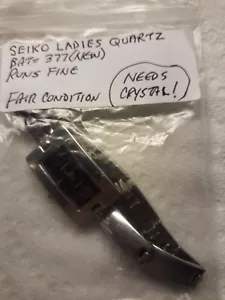 USED, WORKING SEIKO # 9493 LADIES' QUARTZ WATCH WITH NEW BATTERY - Picture 1 of 7