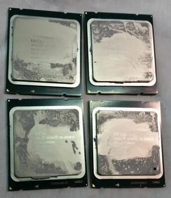 Lote de 4 Procesadores CPU Intel Xeon E5-2650 v2 8 núcleos 2,60 GHz 20 MB LGA2011 SR1A8 Foto 1 de 3