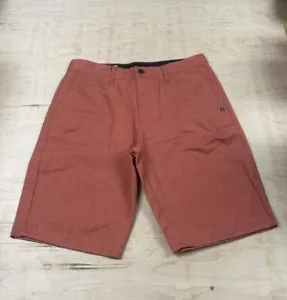 Volcom Corpo Class Collectable “VMONTY SOLID SHORT” Orange Men’s Shorts Size 33 - Picture 1 of 6