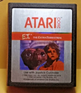 E.T. The Extra- Terrestrial Atari 2600 Game Only PRE-OWNED UNTESTED sold as is. - Picture 1 of 3