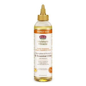 Moisture Miracle 5 Essential Hair Oils - Contains Castor Grapeseed Argan Coco... - Picture 1 of 6
