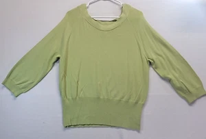 Harolds Womens Green Long Sleeve Sweater Elastic Waist Size XL - Picture 1 of 8