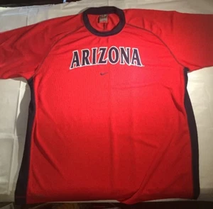 Nike Dry Fit Arizona Wildcats. Size XL. Red Mesh Shirt. Embroidered Logo. B12. - Picture 1 of 10