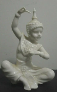 VINTAGE PORCELAIN HINDU FIGURINE 4.75" - Picture 1 of 8