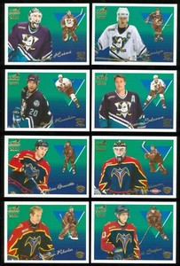 2000-01 PACIFIC AURORA NHL HOCKEY CARD 1 TO 150 SEE LIST