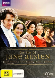 The Best of Jane Austen 4 Movie Collection (DVD, 2011, 6-Disc Box Set) NEW - Picture 1 of 4