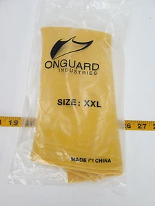 Onguard Latex Nuke Boots Schutzschuhe Überzug Gr. XXL gelb strukturiert S - Bild 1 von 1