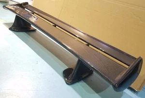 R style Carbon Fiber Spoiler Wing Fit For Nissan Skyline GTR GTT R34  BNR34 - Picture 1 of 6