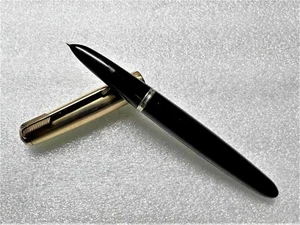 Working 1947 Parker 51 Vacumatic Black G.F. Cap fountain pen - Picture 1 of 5