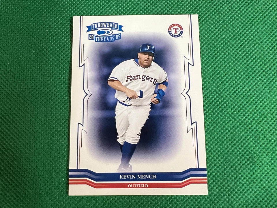 2005 Throwback Threads Blue Century Proof #83 Kevin Mench 022/150 Texas Rangers - Image 1 of 1