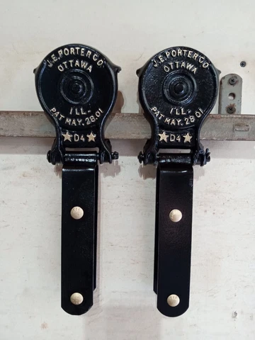 J.E. Porter Barn Door Rollers D4 Double Star Myers Louden National Big 4 Cover