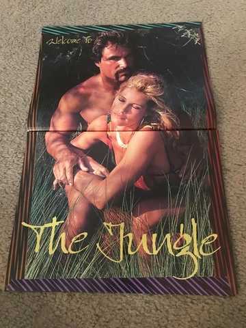 Vintage 1996 WWF SABLE & MARC MERO Centerfold Poster DIVA 1990s WCW Cover