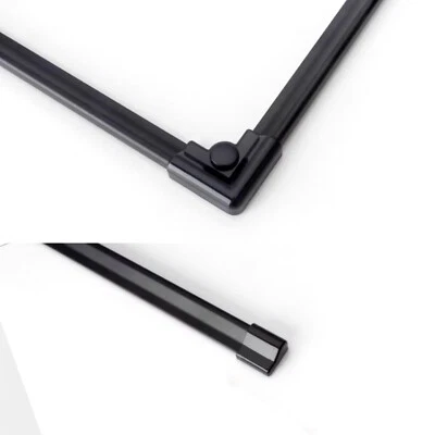 WITEN&NOCK 100/120cm Alu-Schwallleiste Schwallprofil Dusche Wasserabweiser Verbinder Set