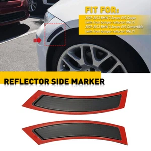 Smoke Lens Front Bumper Reflector Side Marker Lights For Bmw E92 E93 M Sport - Picture 1 of 12