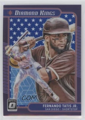 2021 Panini Donruss Optic Diamond Kings Spirit of 76 Prizm /76 Fernando Tatis Jr - Image 1 of 2