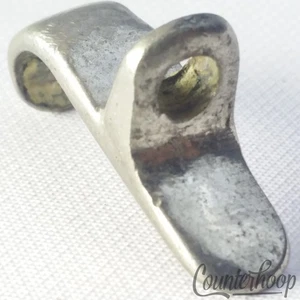 Aro/llanta de madera de níquel-latón garra de varilla en T de tensión tambor redoblante americano temprano de colección - Imagen 1 de 2