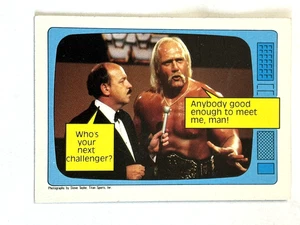 1985 Topps WWF Who's Your Next Challenge Hulk Hogan #57 - Picture 1 of 2