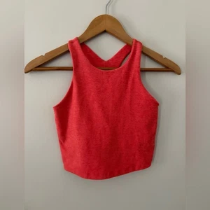 Tanque recortado Beyond Yoga Spacedye Focus en coral fresco talla pequeña - Imagen 1 de 12