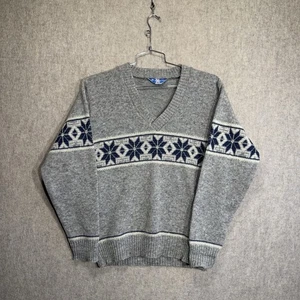 Vintage Norsewear Sweater Mens Sz M Crew Neck Pullover Heather 100% Wool - Picture 1 of 15